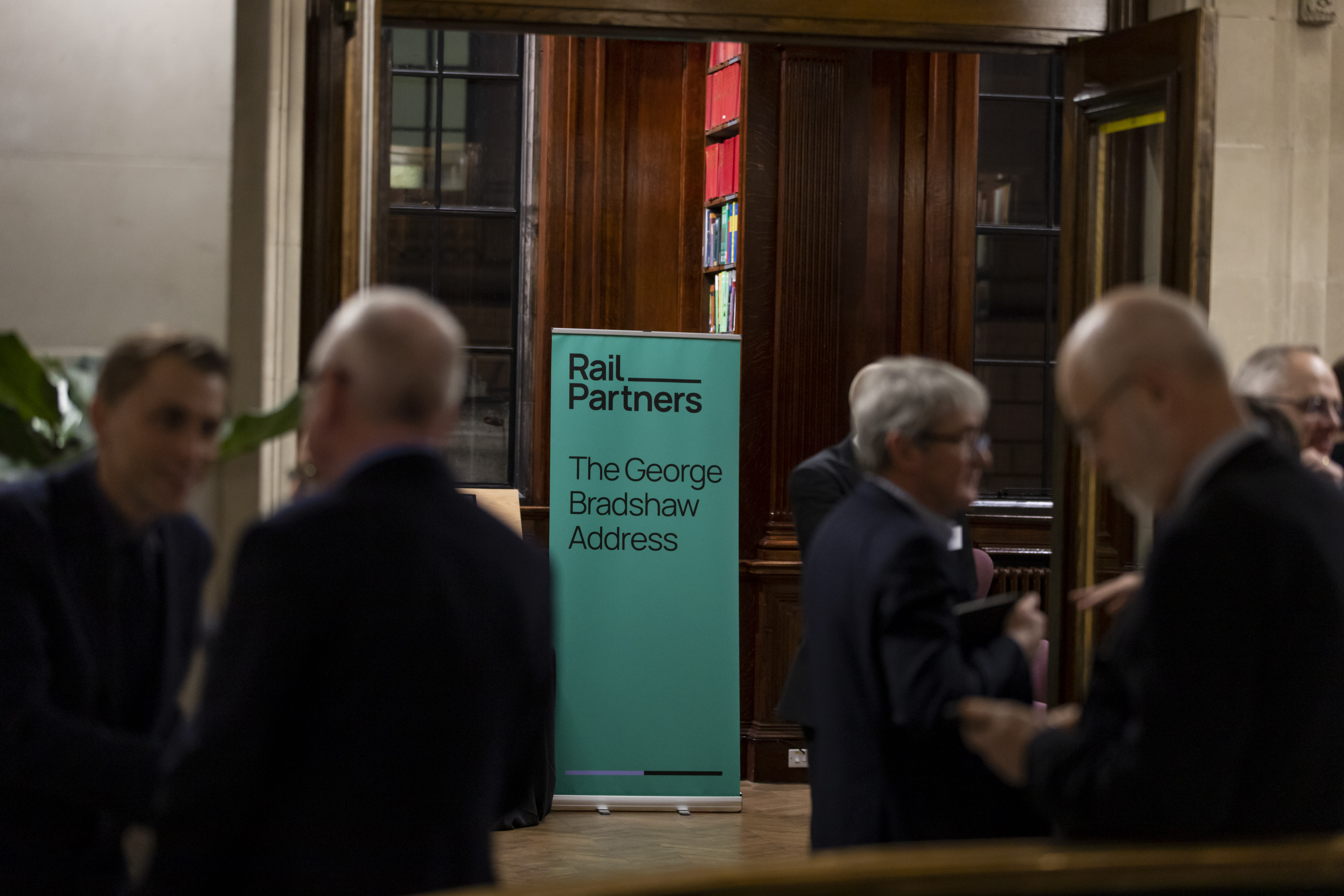 Photograph of attendees at the George Bradshaw Address 2023