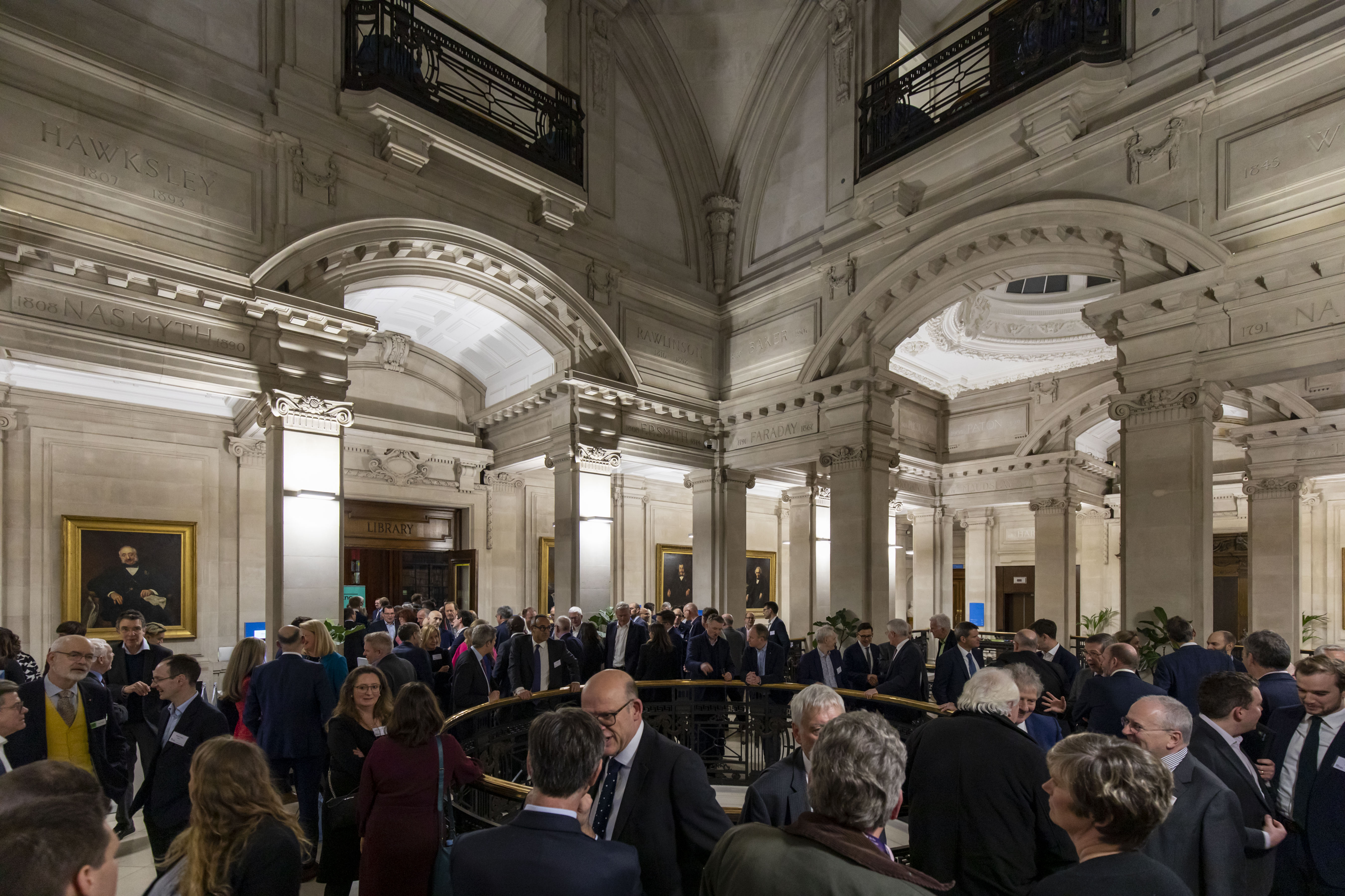 Photograph of attendees at the George Bradshaw Address 2023