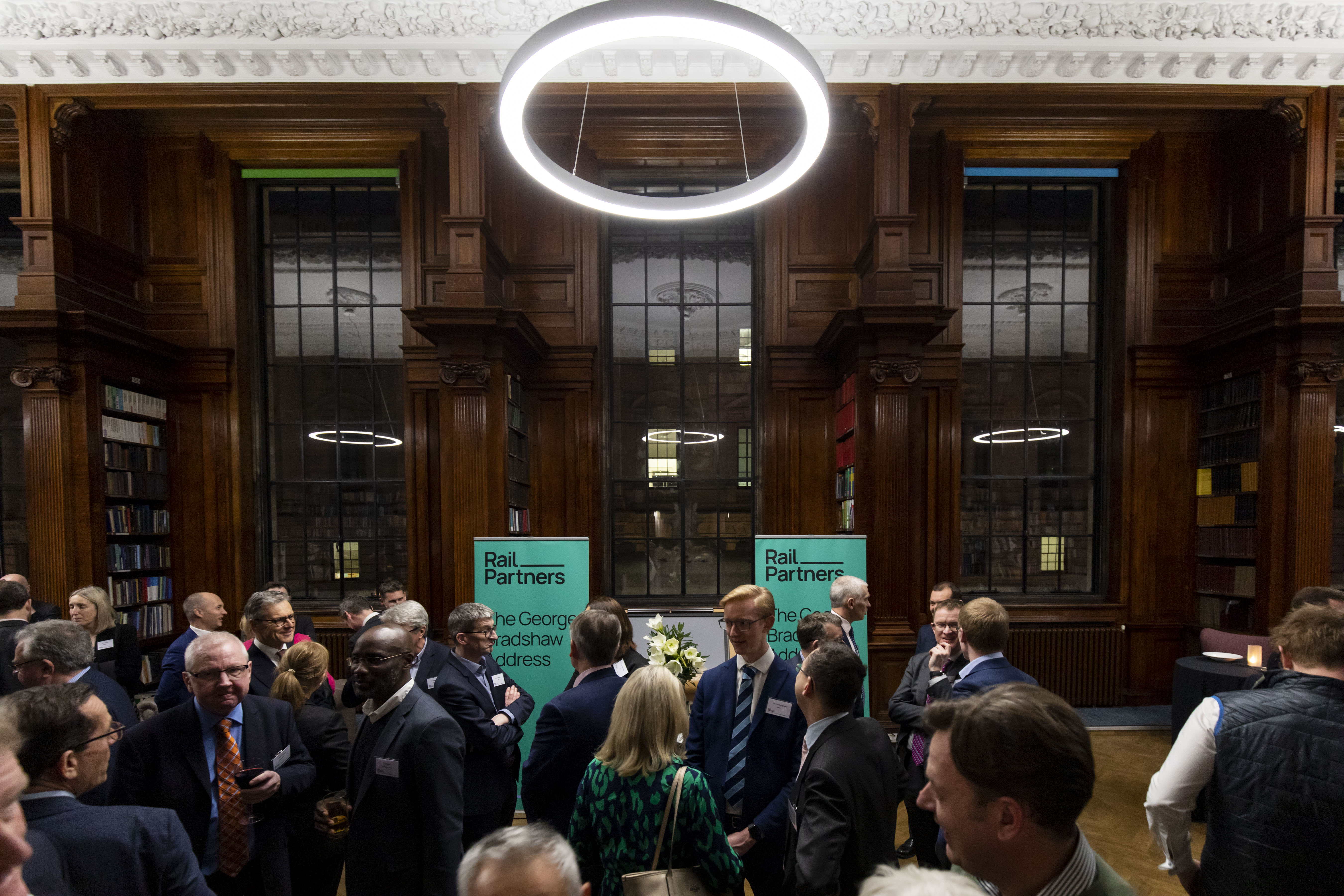 Photograph of attendees at the George Bradshaw Address 2023