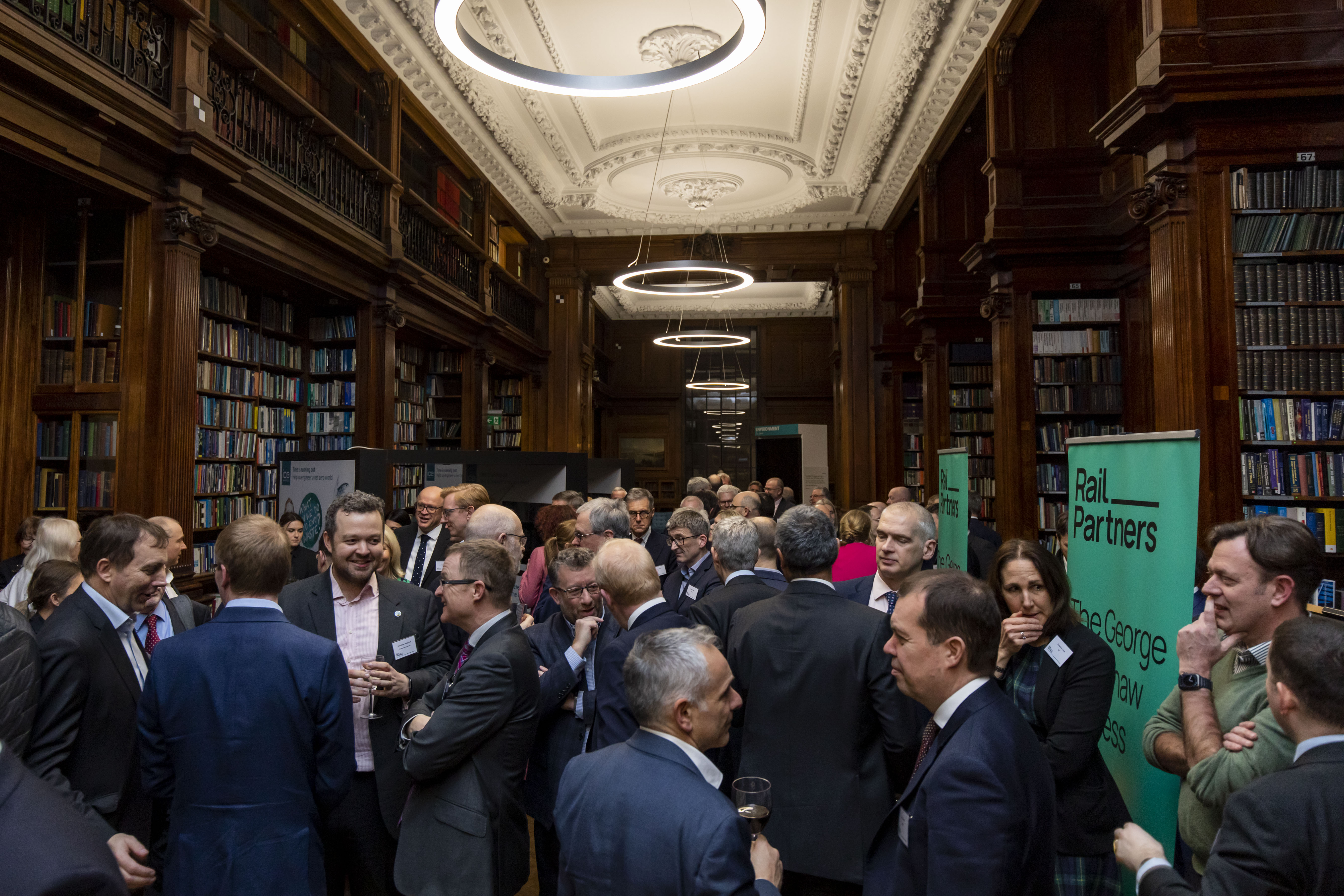 Photograph of attendees at the George Bradshaw Address 2023