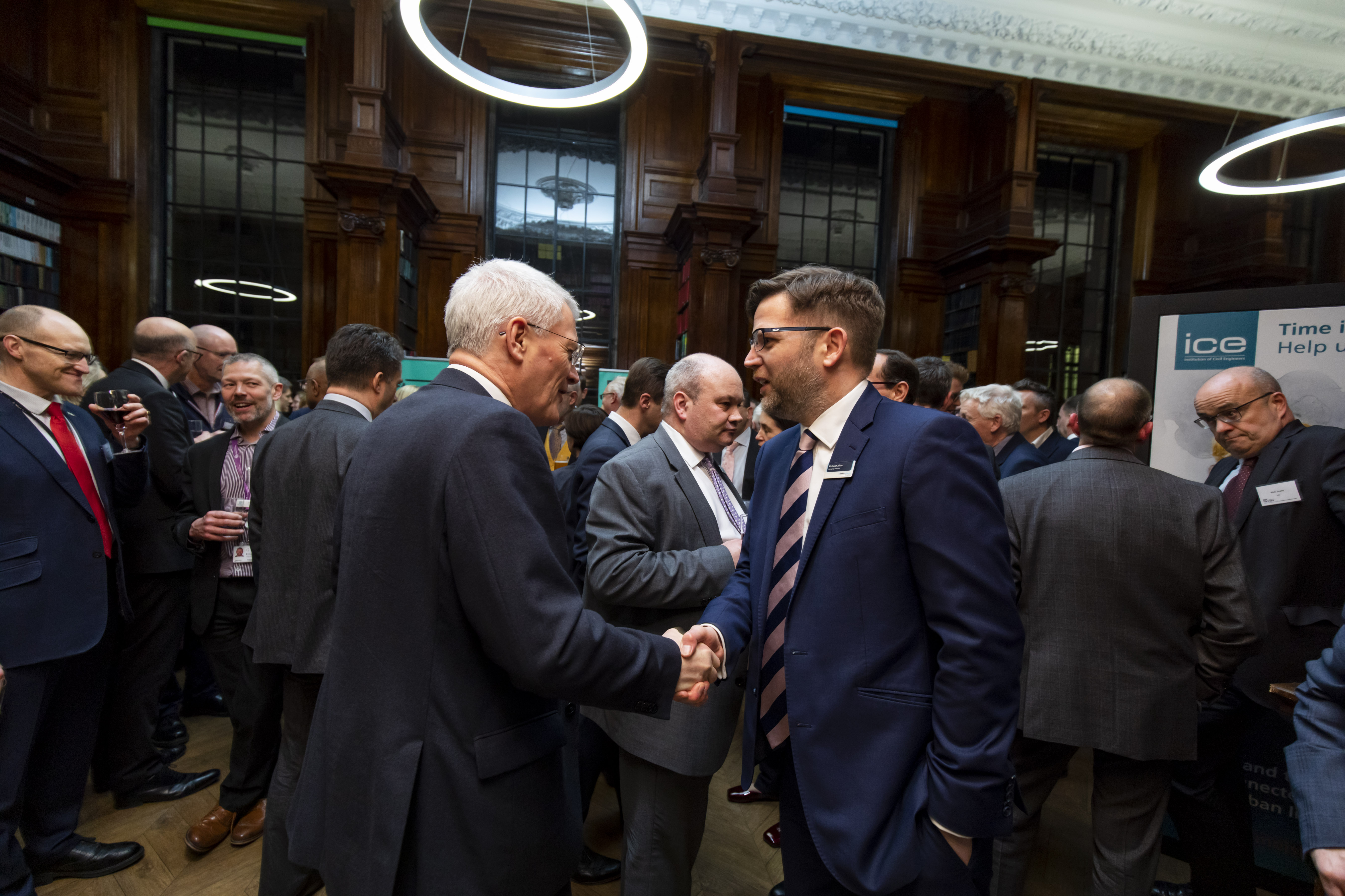 Photograph of attendees at the George Bradshaw Address 2023