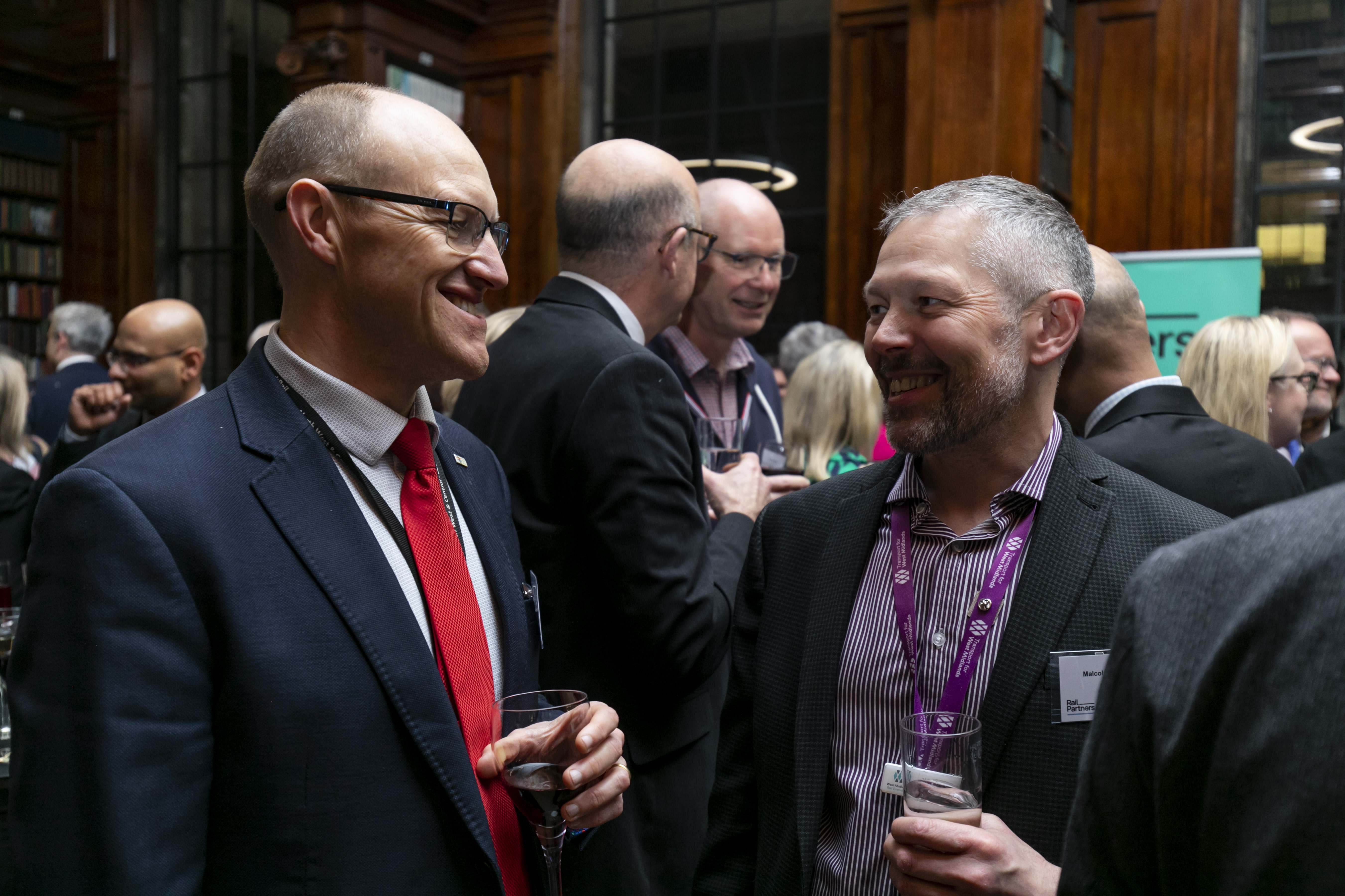 Photograph of attendees at the George Bradshaw Address 2023