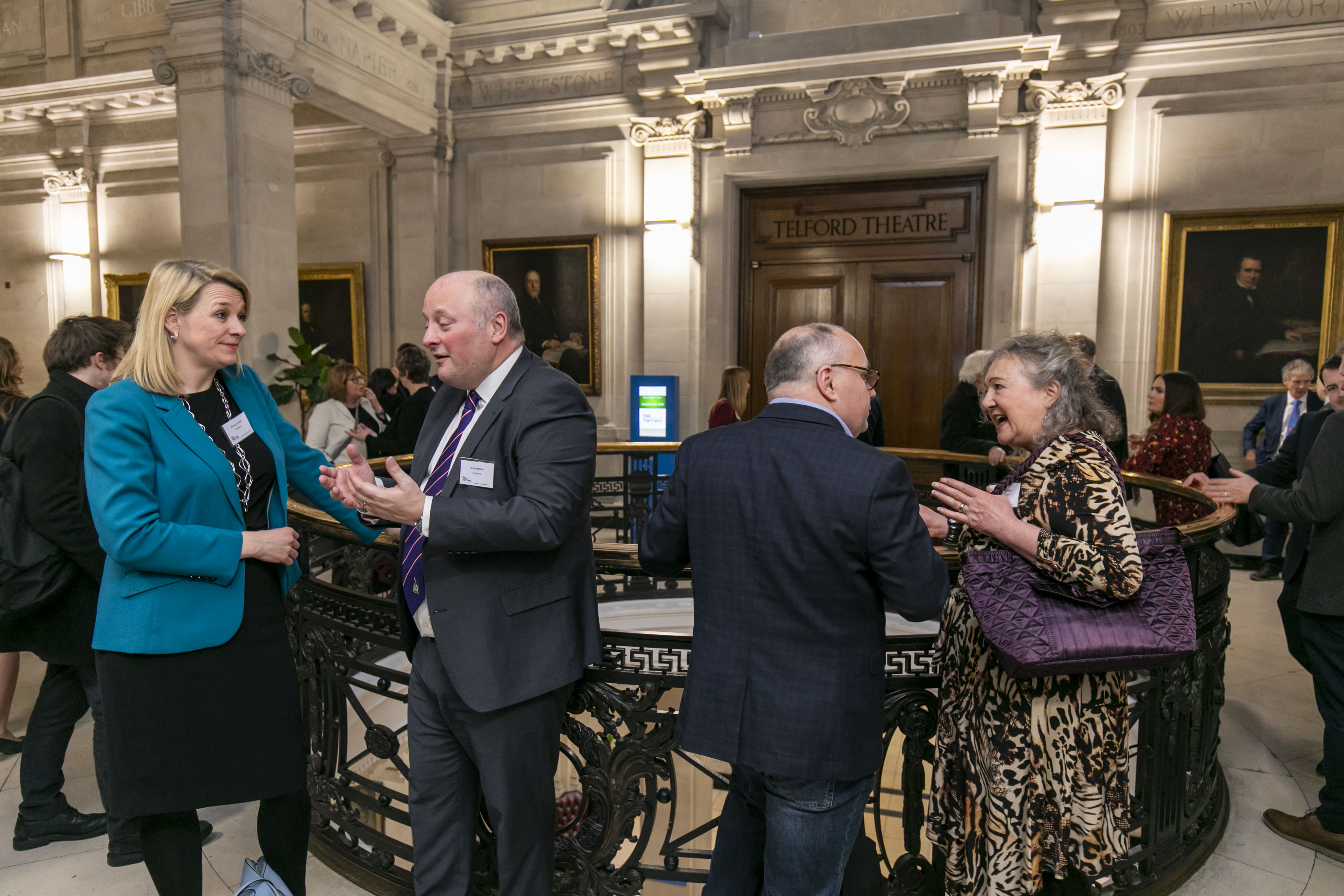 Photograph of attendees at the George Bradshaw Address 2023