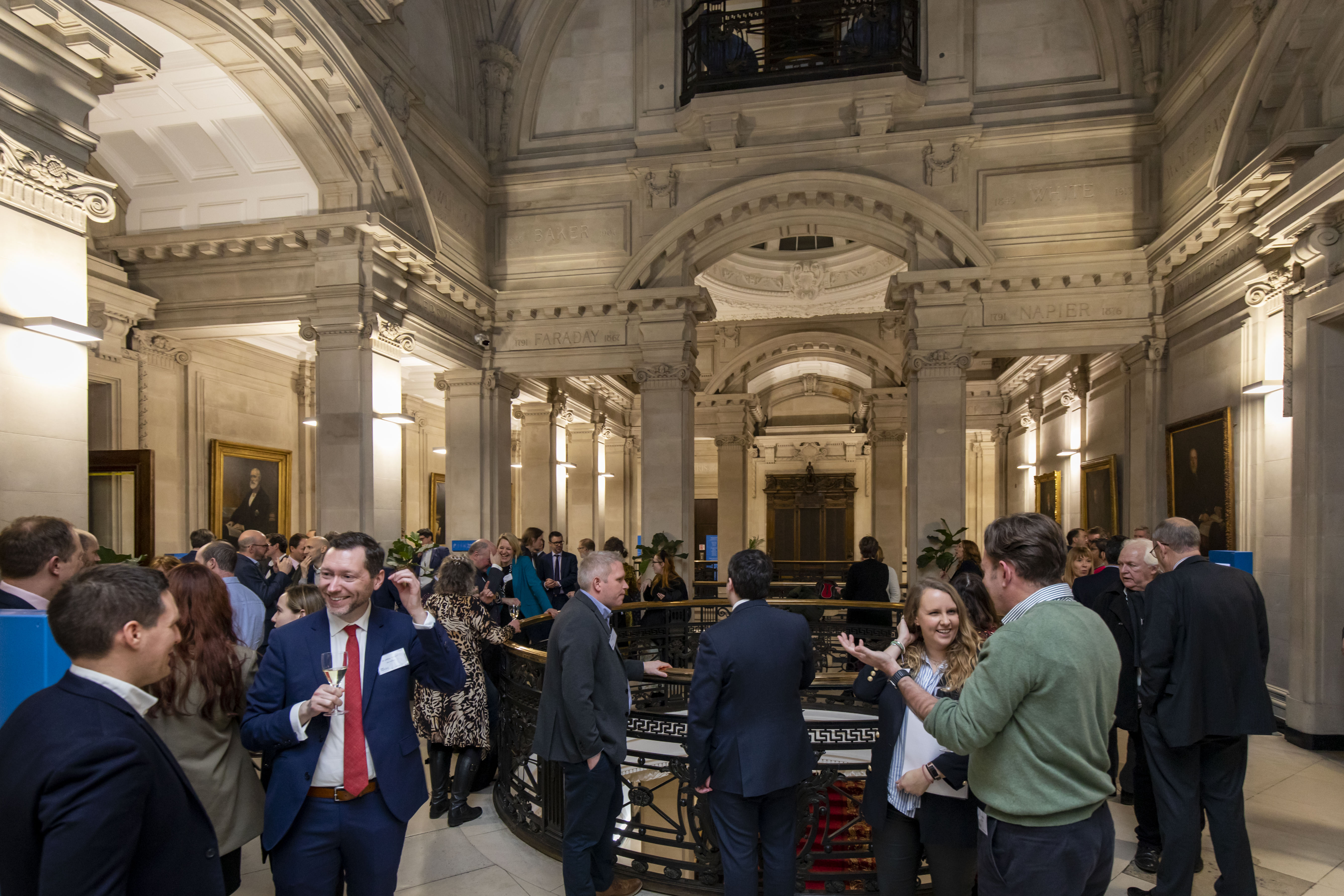 Photograph of attendees at the George Bradshaw Address 2023