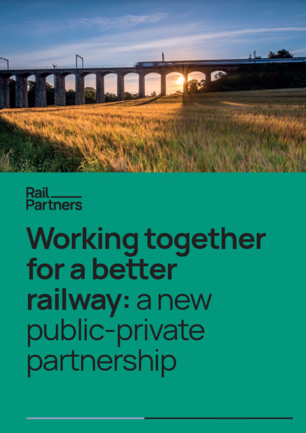 Working together for a better railway: A new public-private partnership