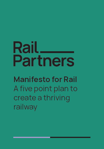 Rail Partners Manifesto for Rail cover